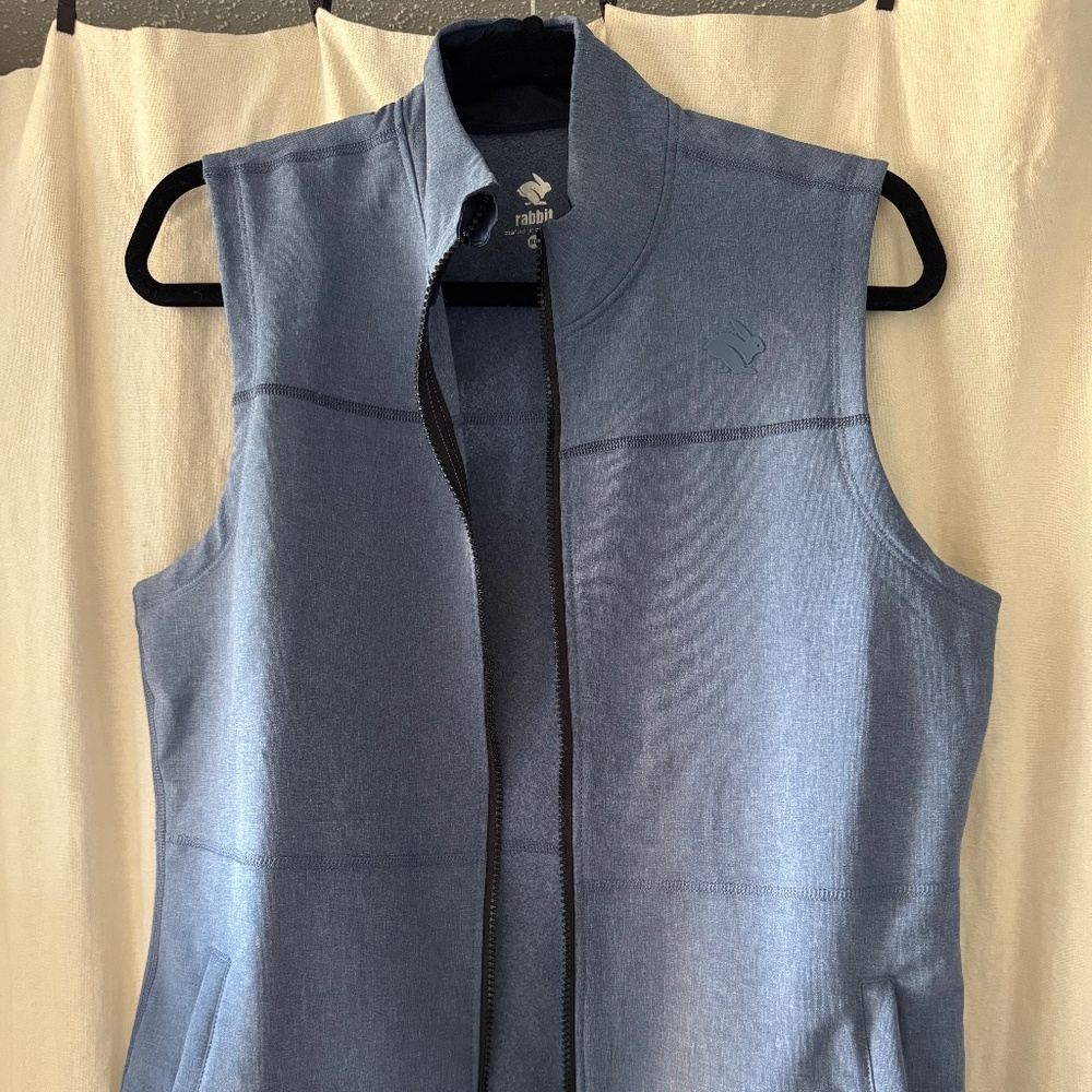 rabbit Let Er’ Zip Vest Wind/Water Resistant Running Vest Women’s Medium